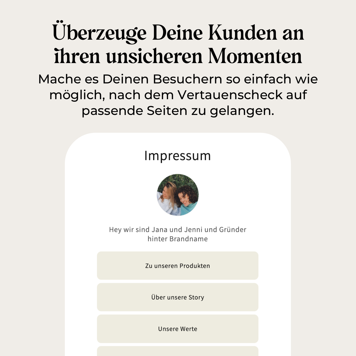 Impressum Links