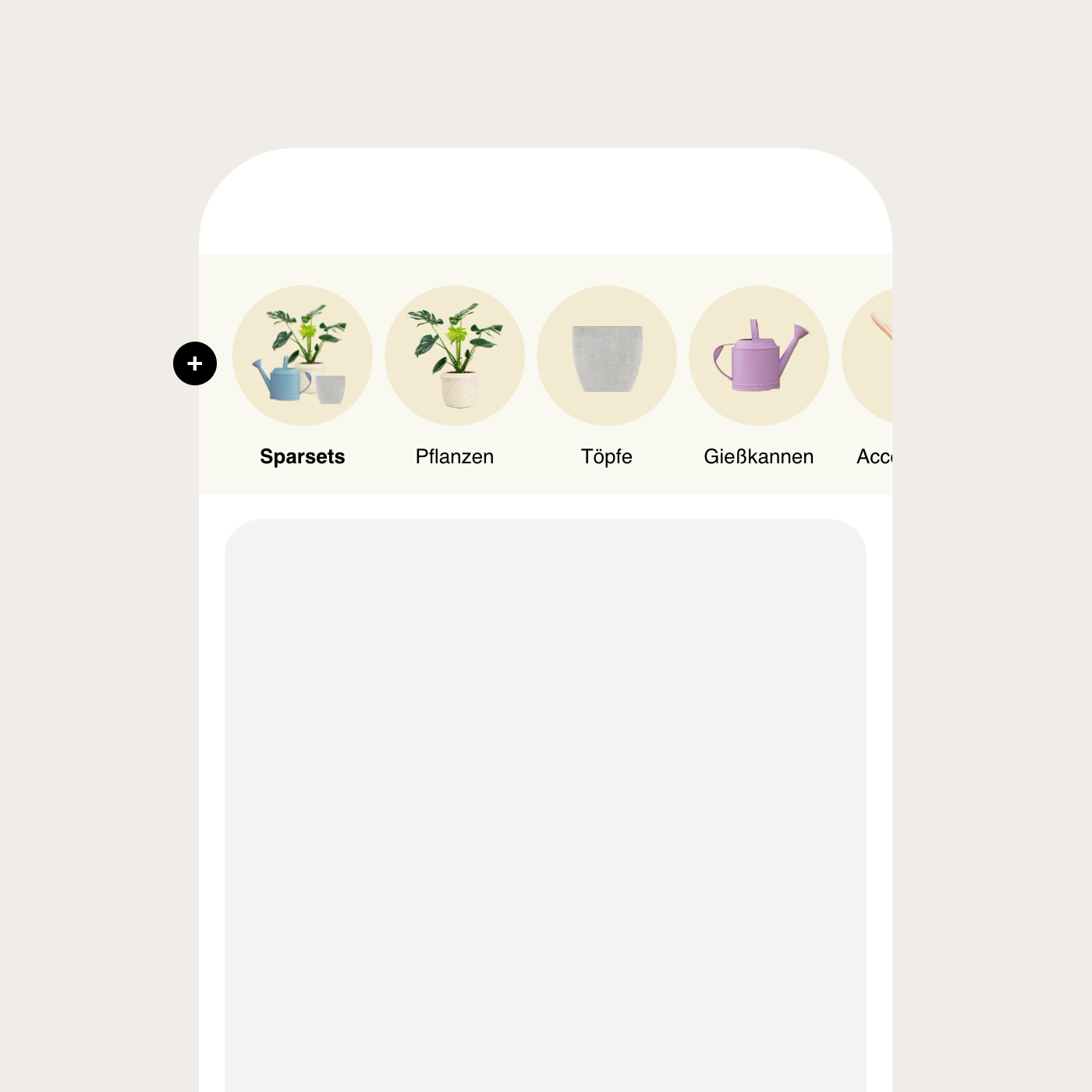 Startseiten Storie-Section