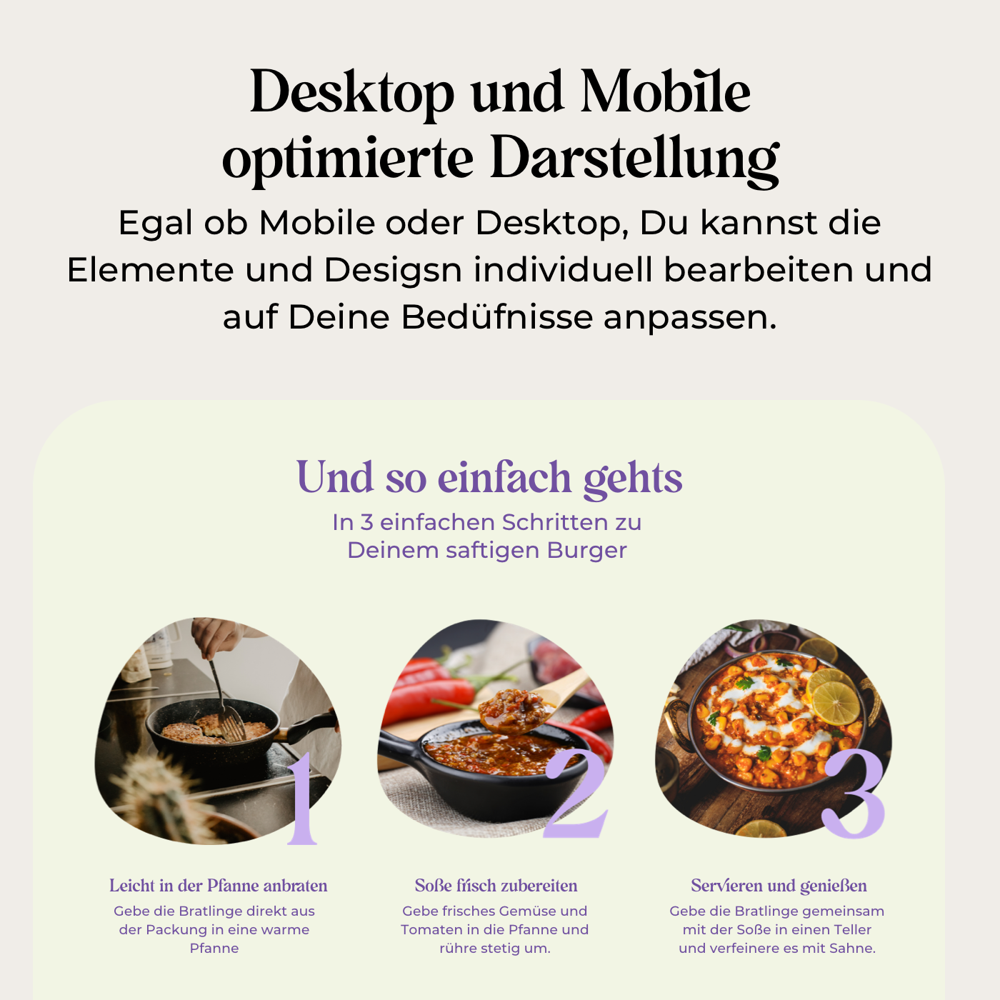 So funktionierts Schritte
