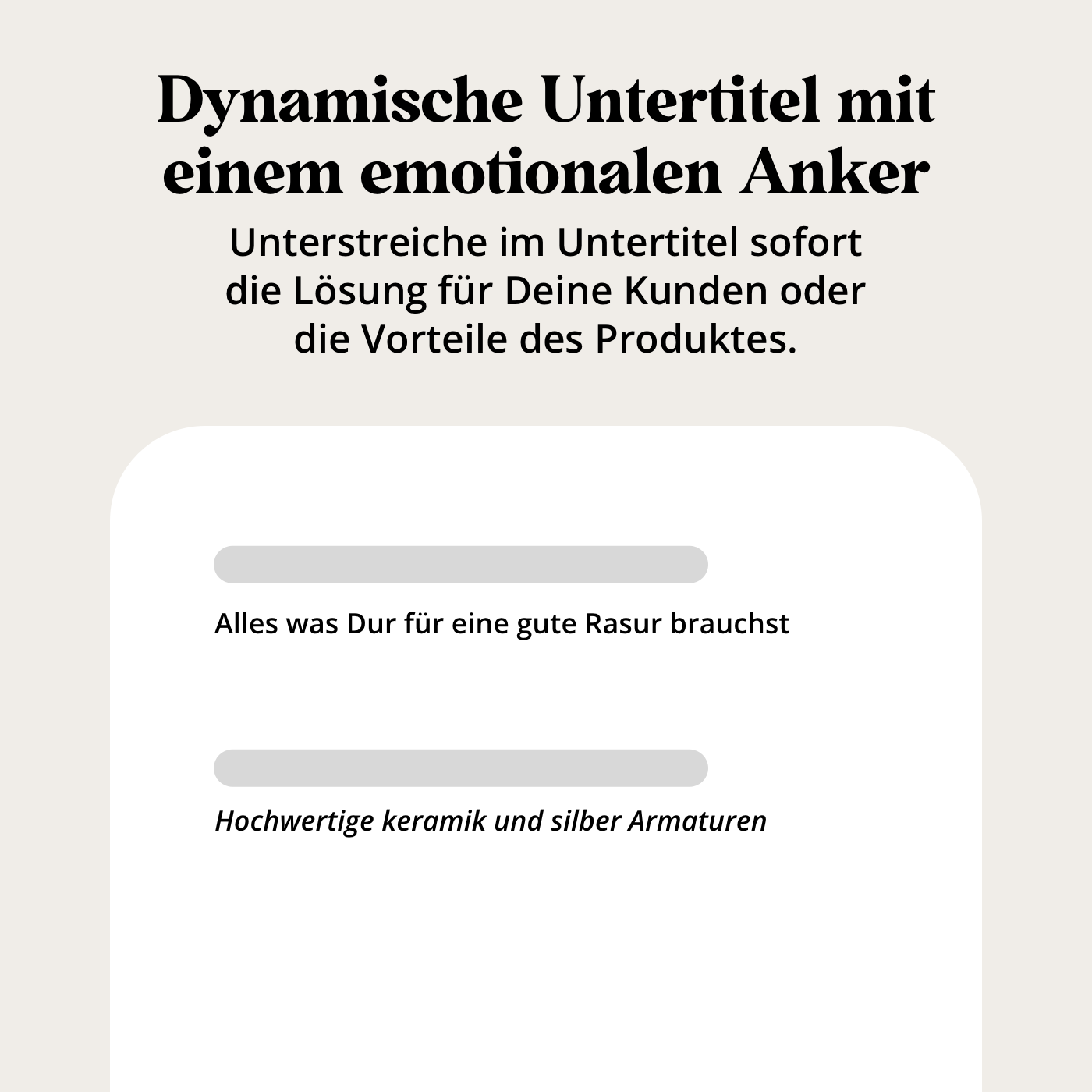 Produktseiten Buybox Elemente