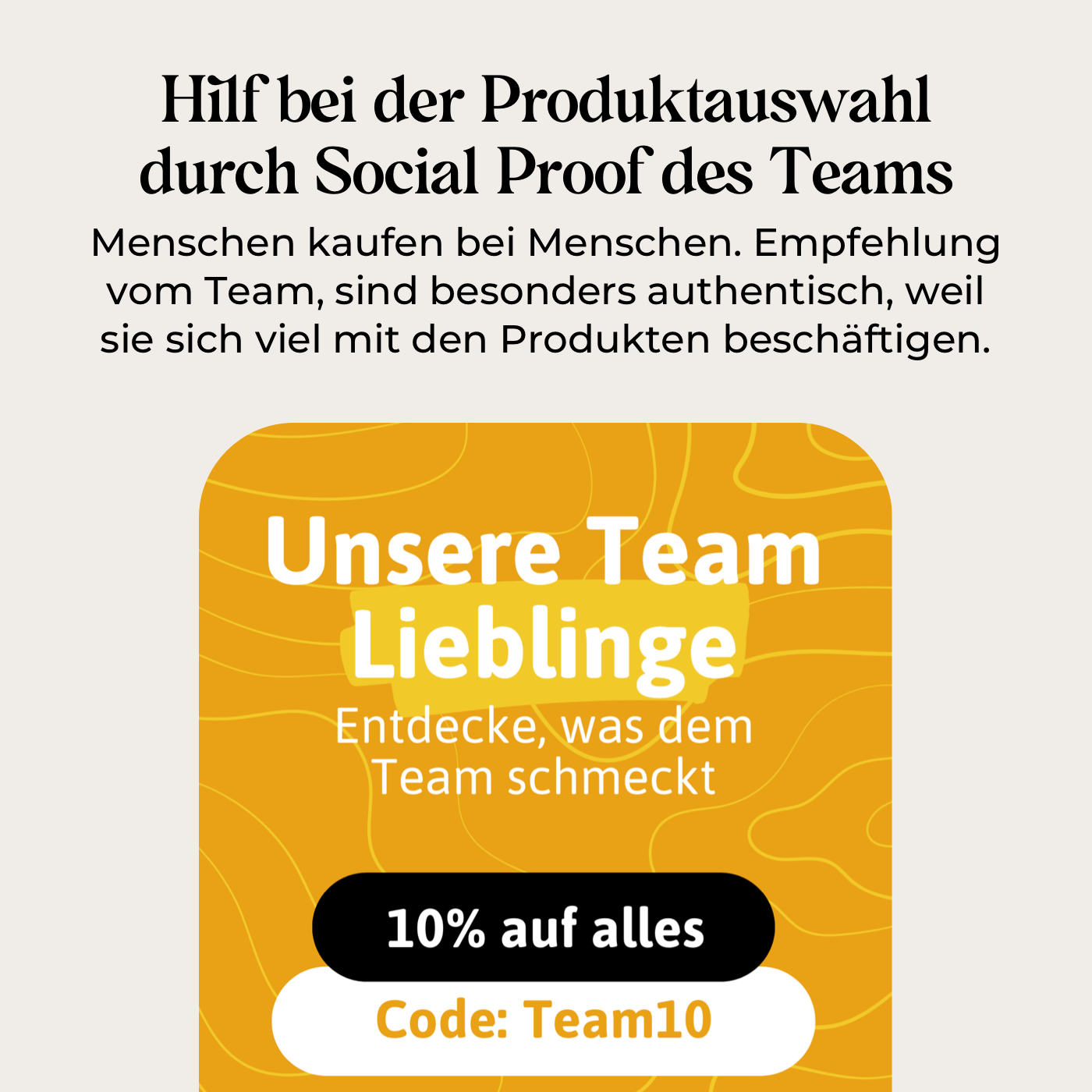 Team Lieblinge E-Mail Kampagne