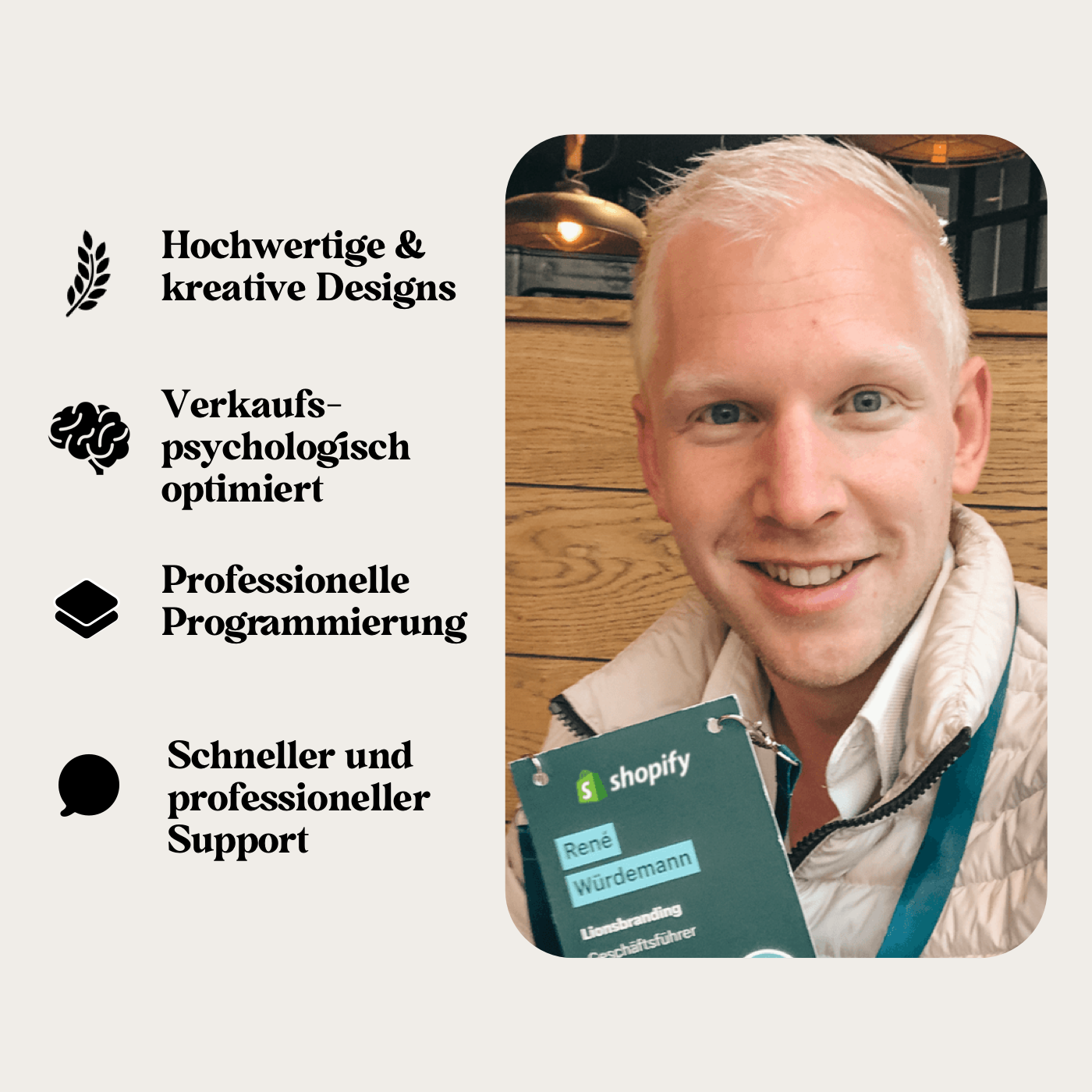 Weihnachtslieferung Badge