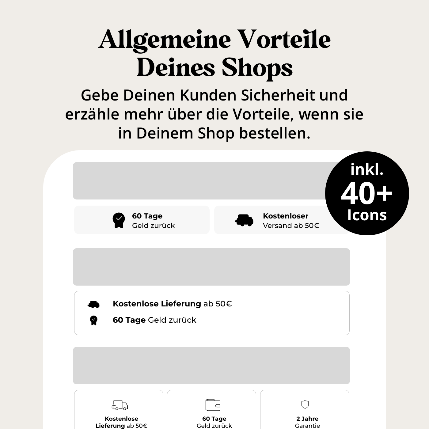 Produktseiten Buybox Elemente