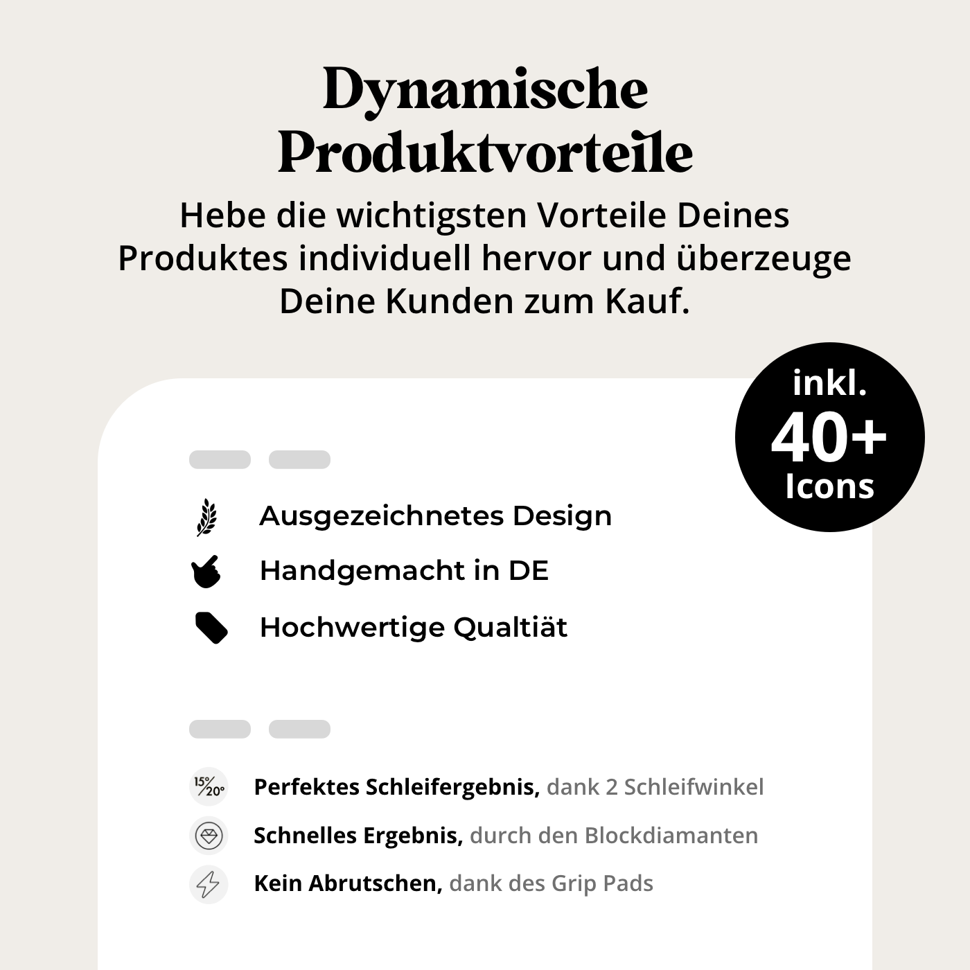 Produktseiten Buybox Elemente