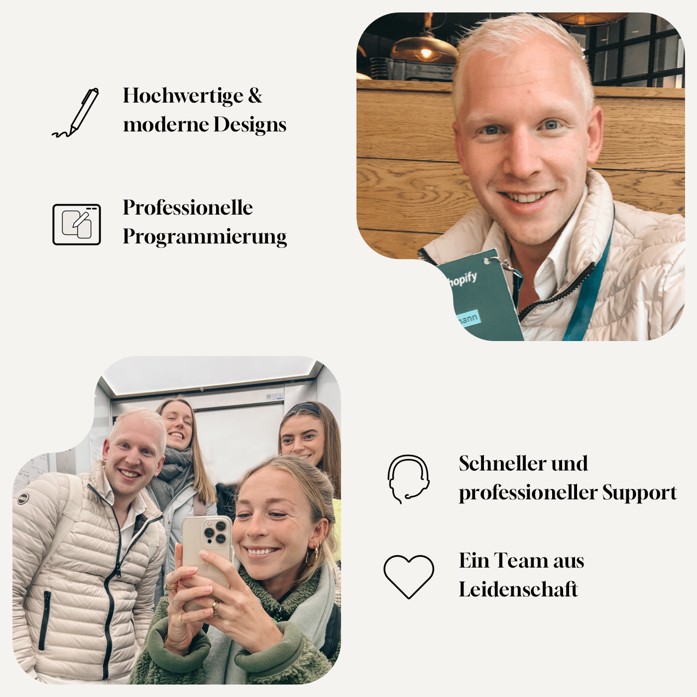 Startseiten Highlight Boxen