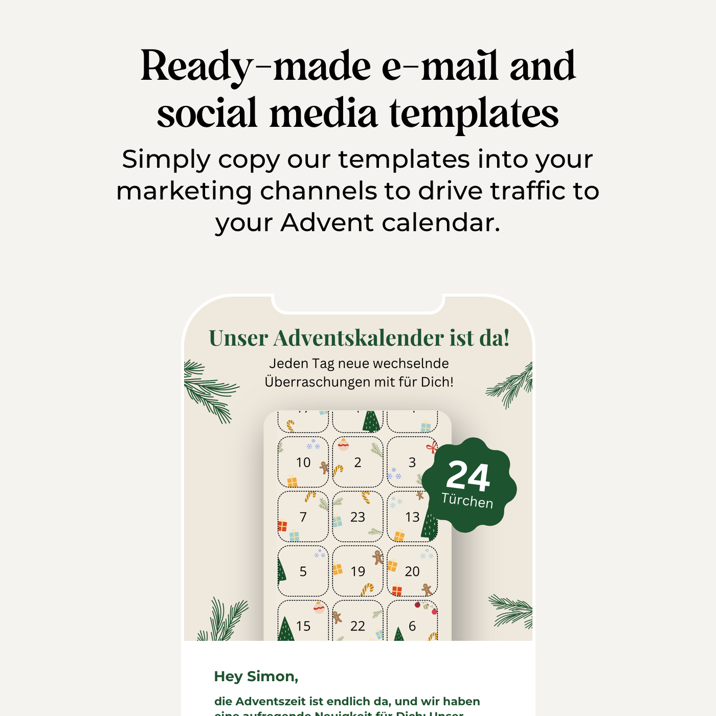 Shopify Digitaler Adventskalender