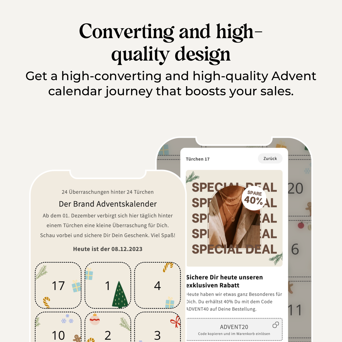 Shopify Digitaler Adventskalender