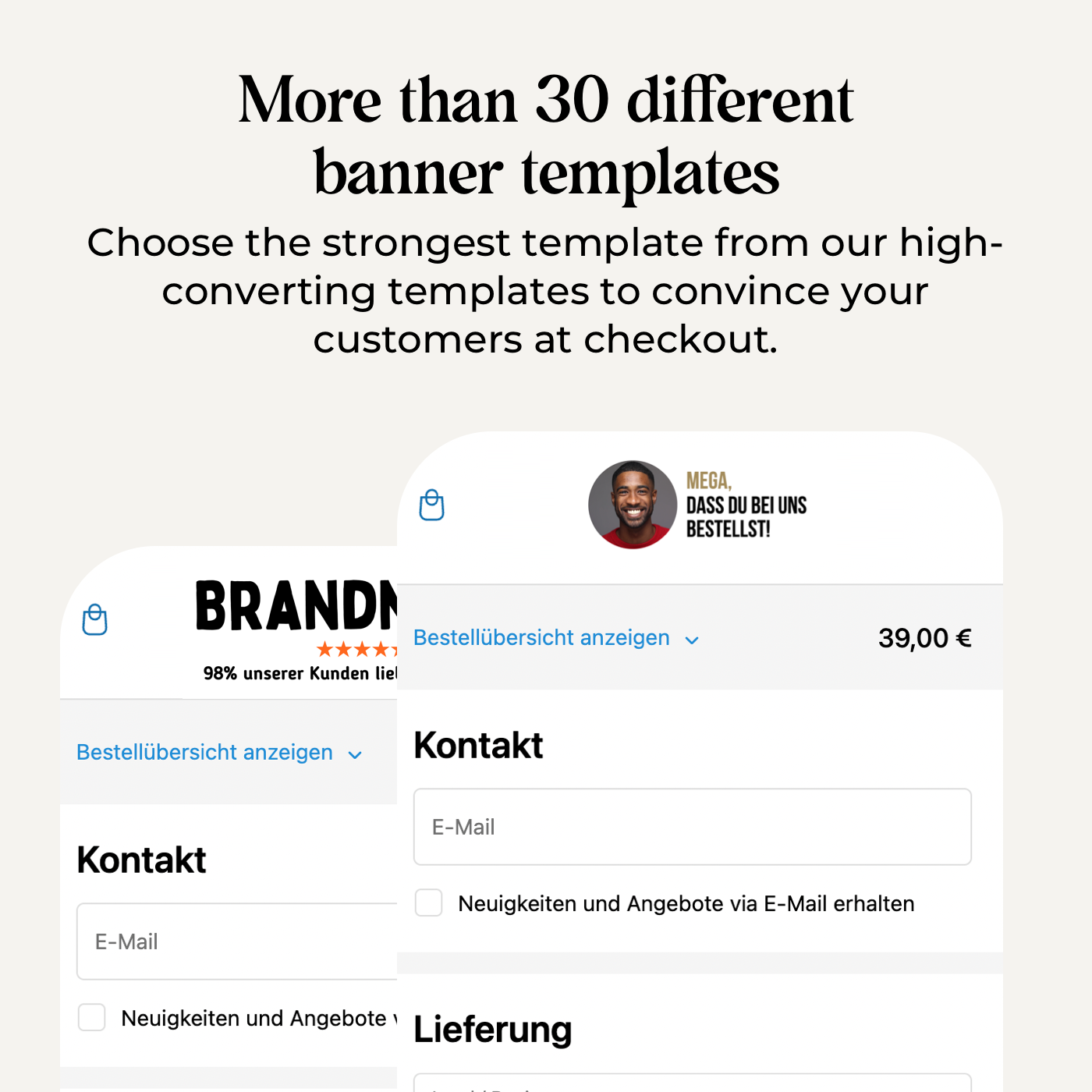 Checkout Banner