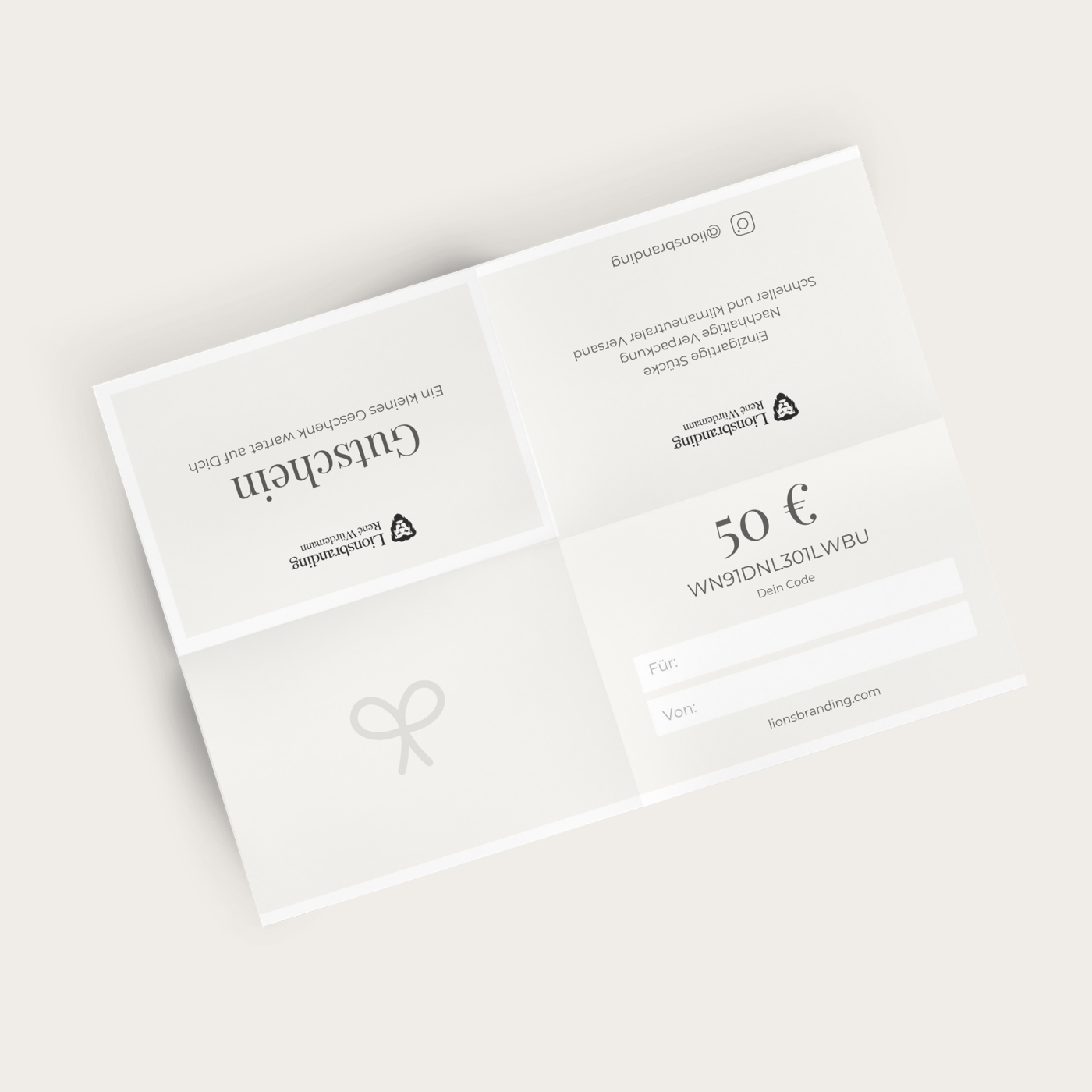 Shopify Gutschein Template