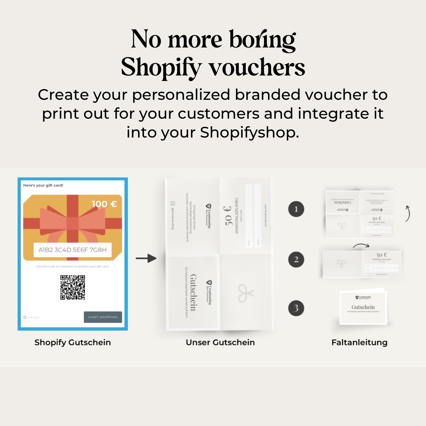Shopify Gutschein Template
