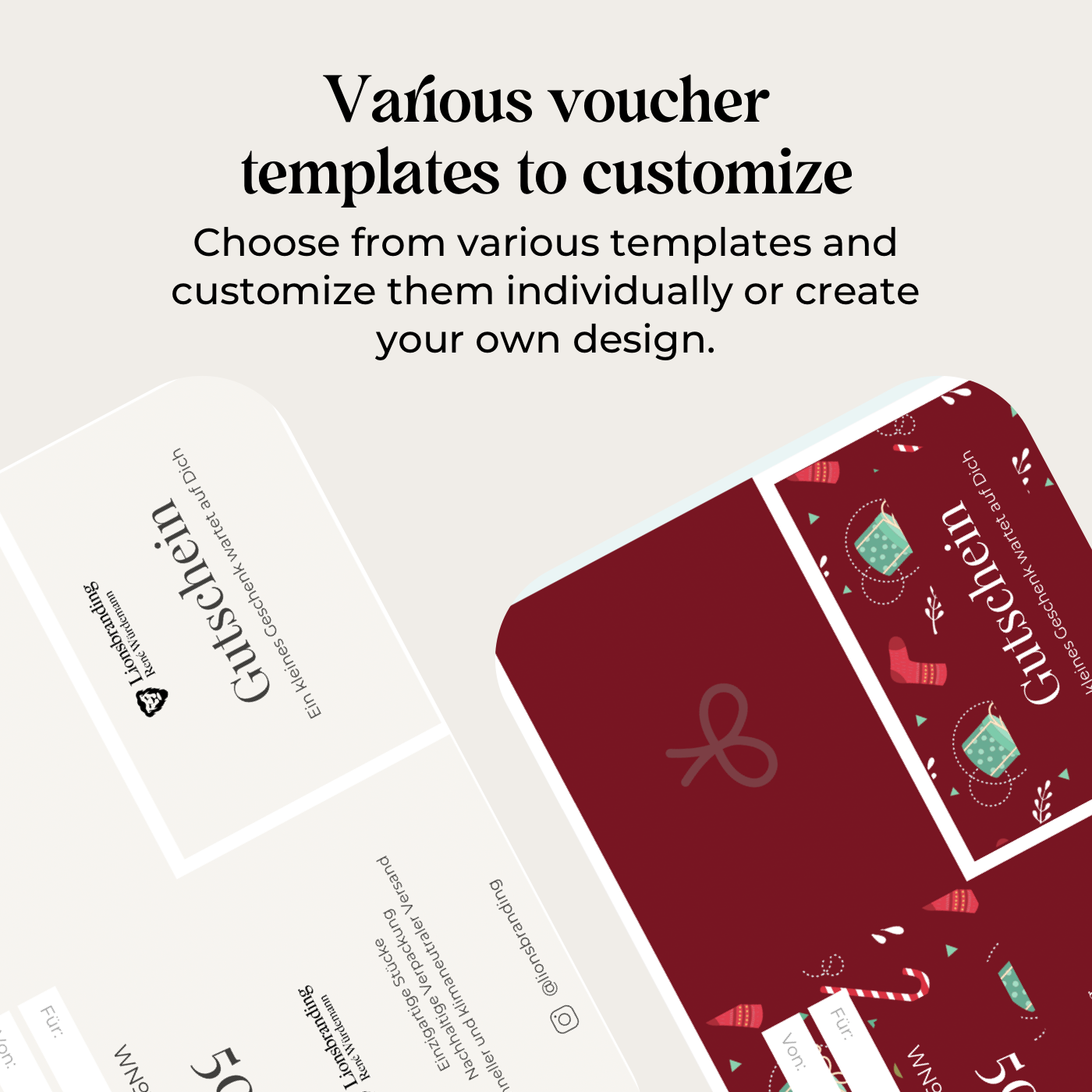 Shopify Gutschein Template