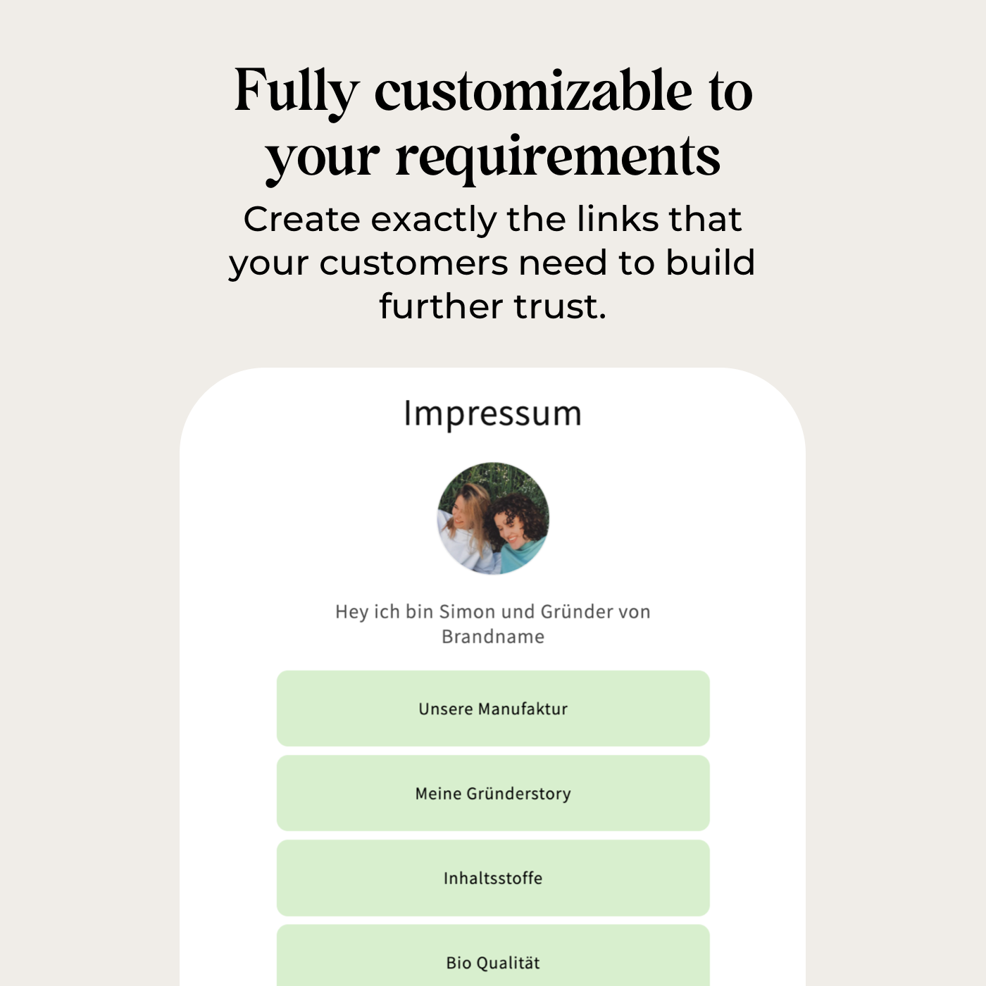Impressum Links
