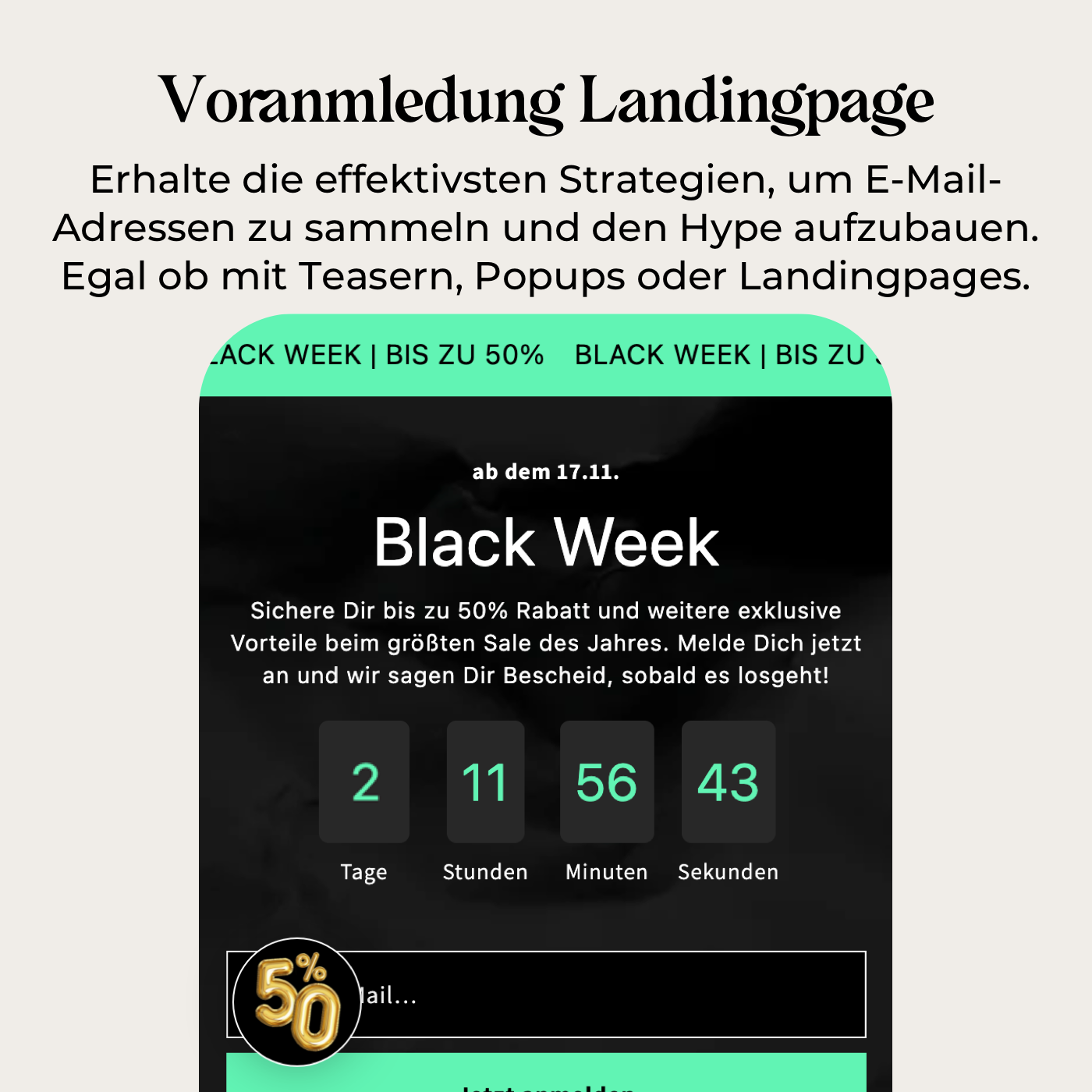 Black Friday Kampagne