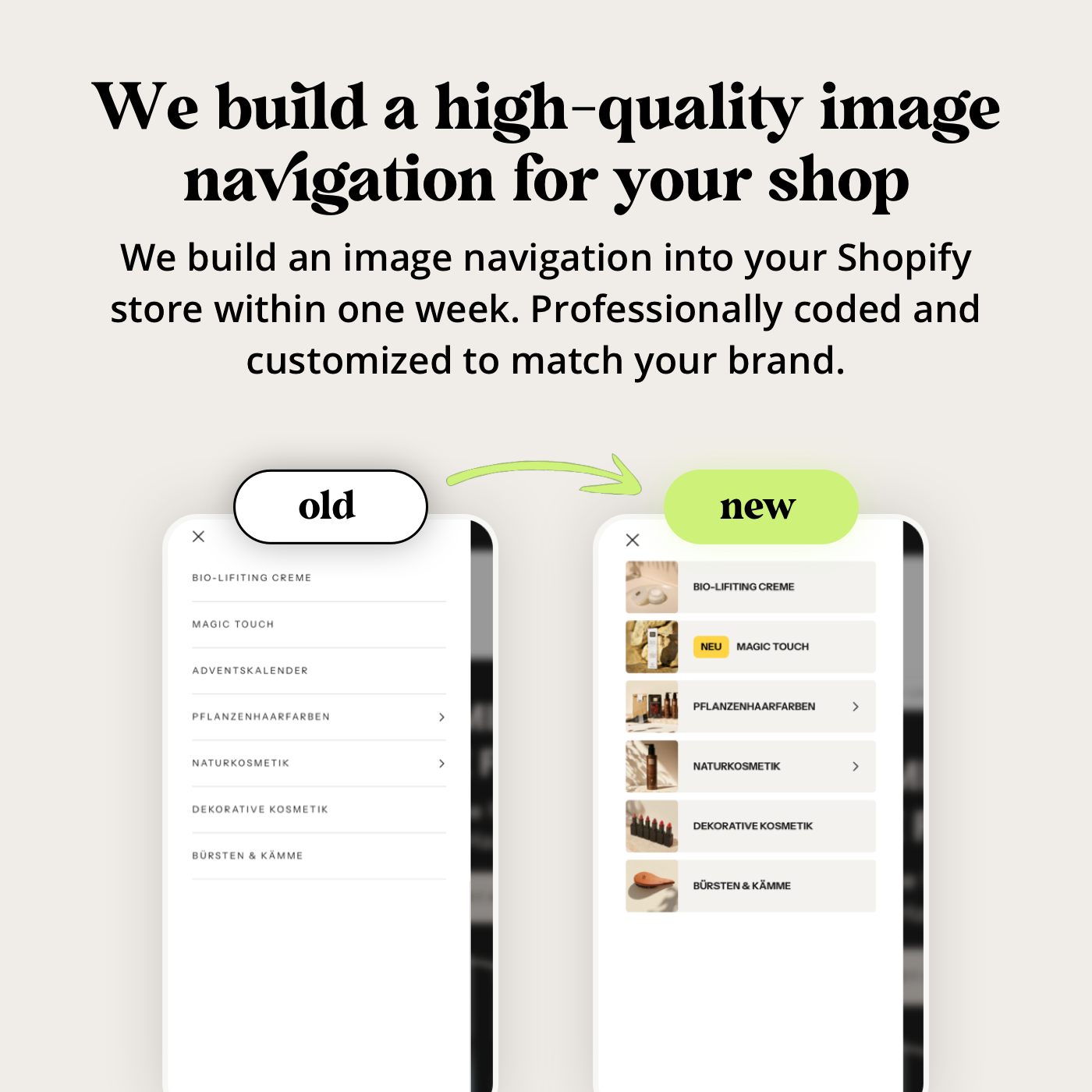 Premium Mobile Navigation