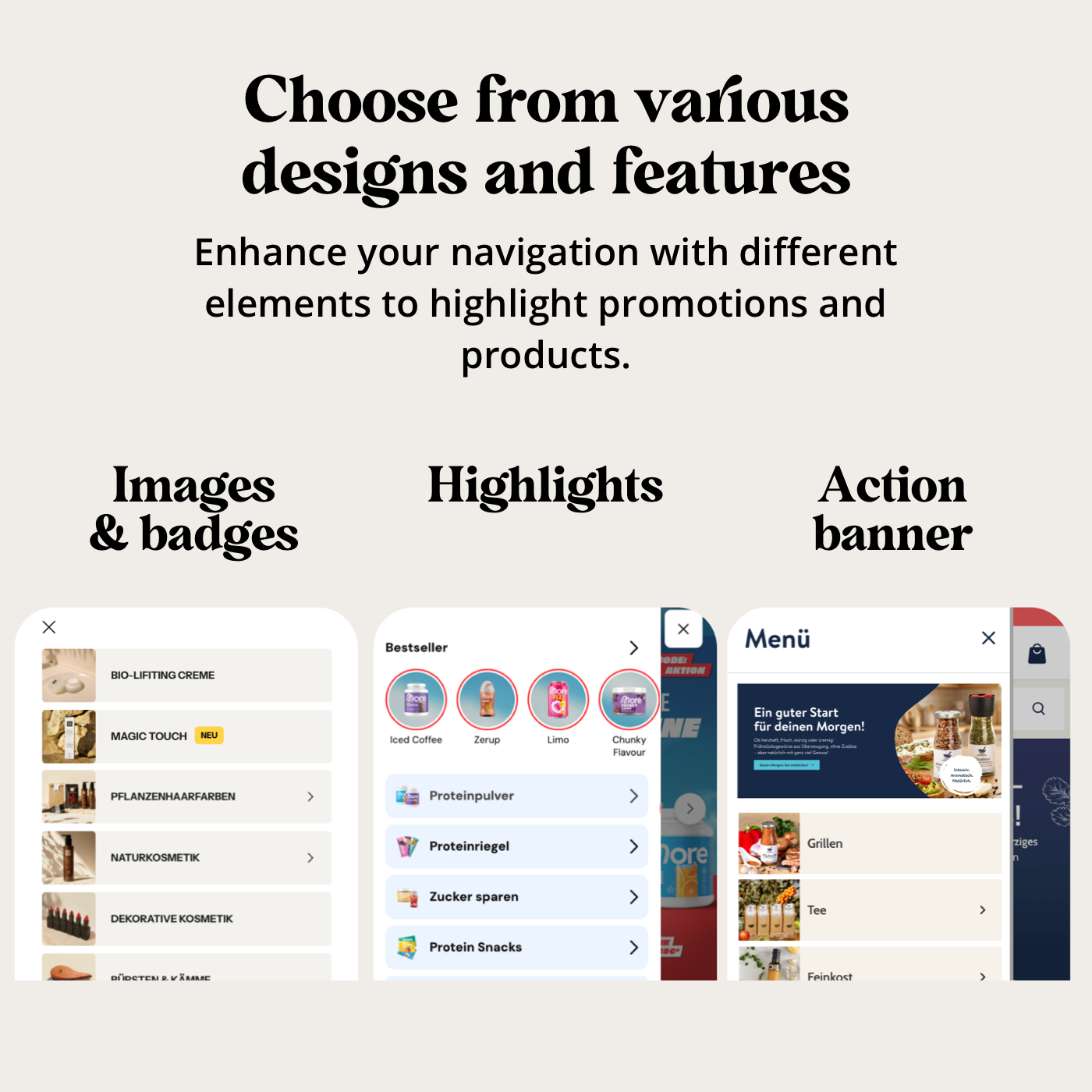 Premium Mobile Navigation