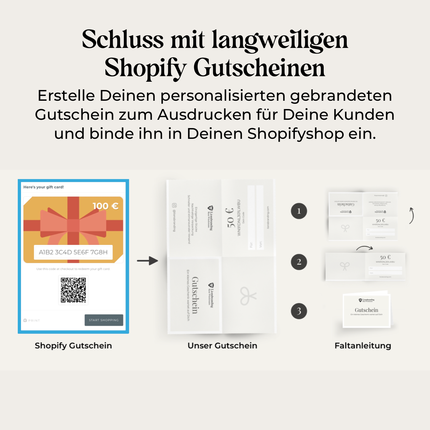 Shopify Gutschein Template