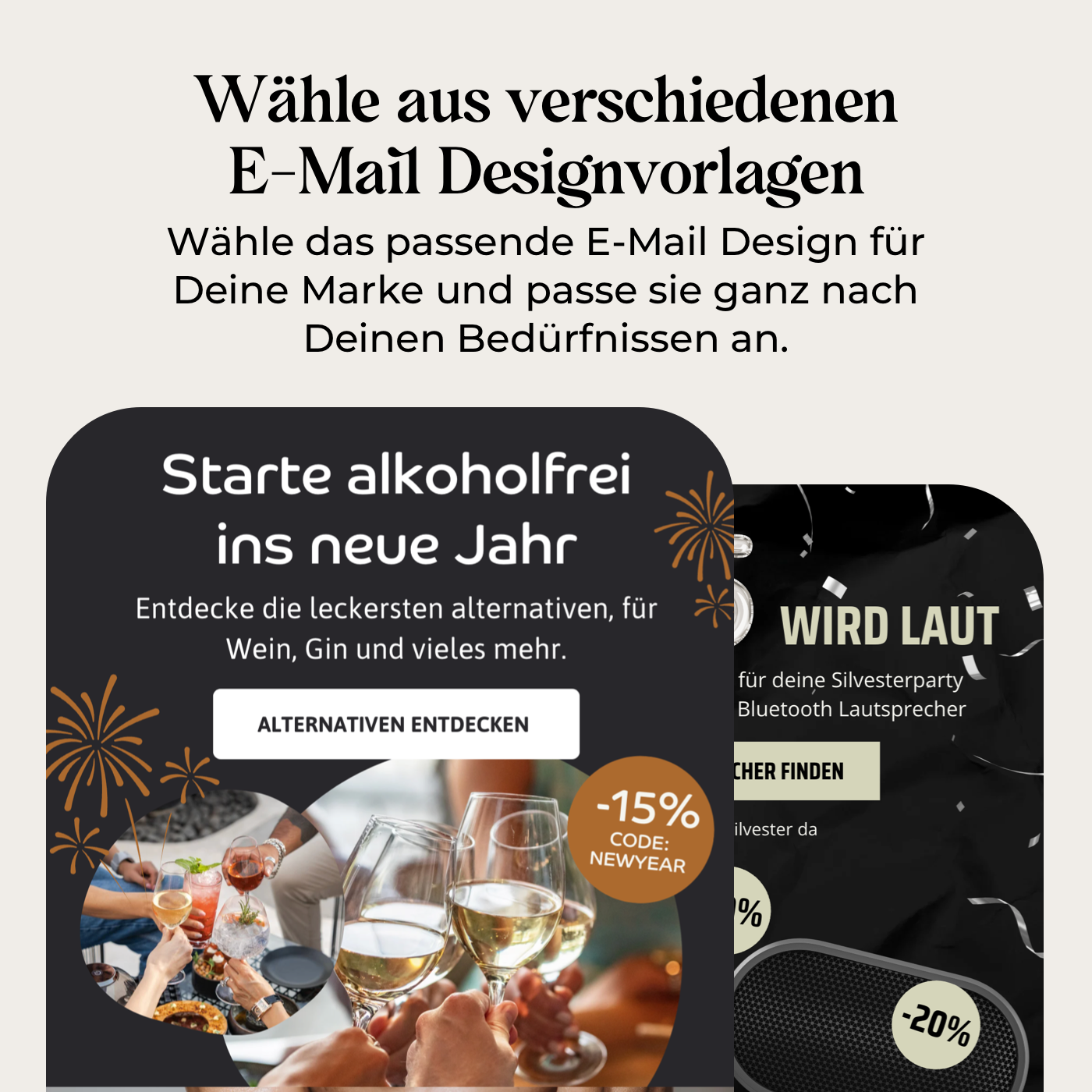 Silvester & Neujahr E-Mail Kampagne