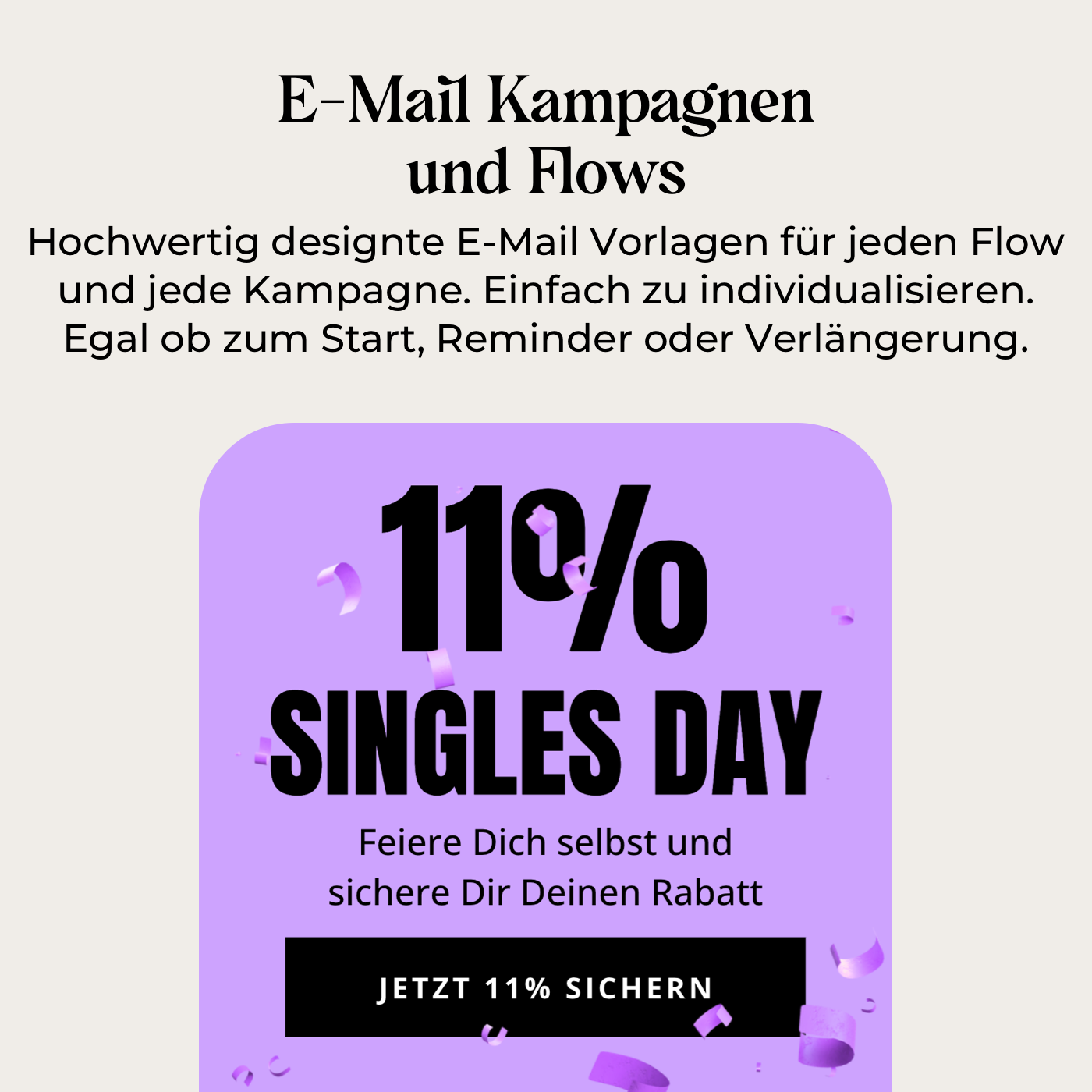 Singles Day Kampagne