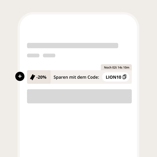 Produktseiten kopierbarer Rabattcode