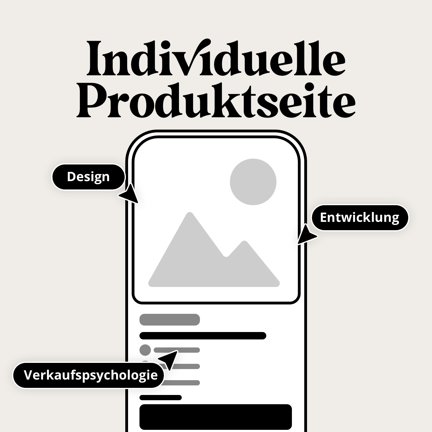 Individuelle Produktseite