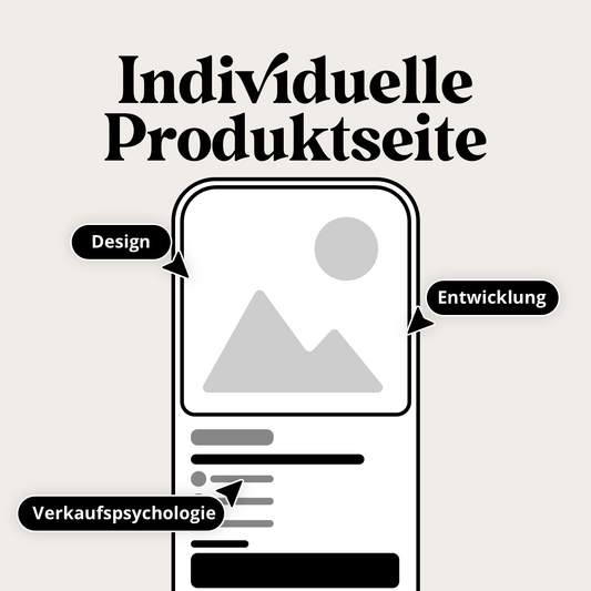 Individuelle Produktseite