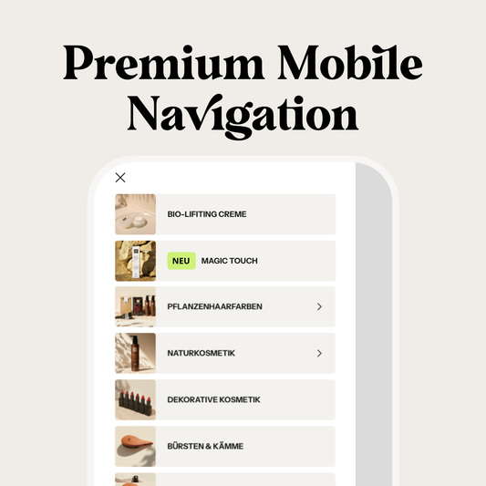 Premium Mobile Navigation