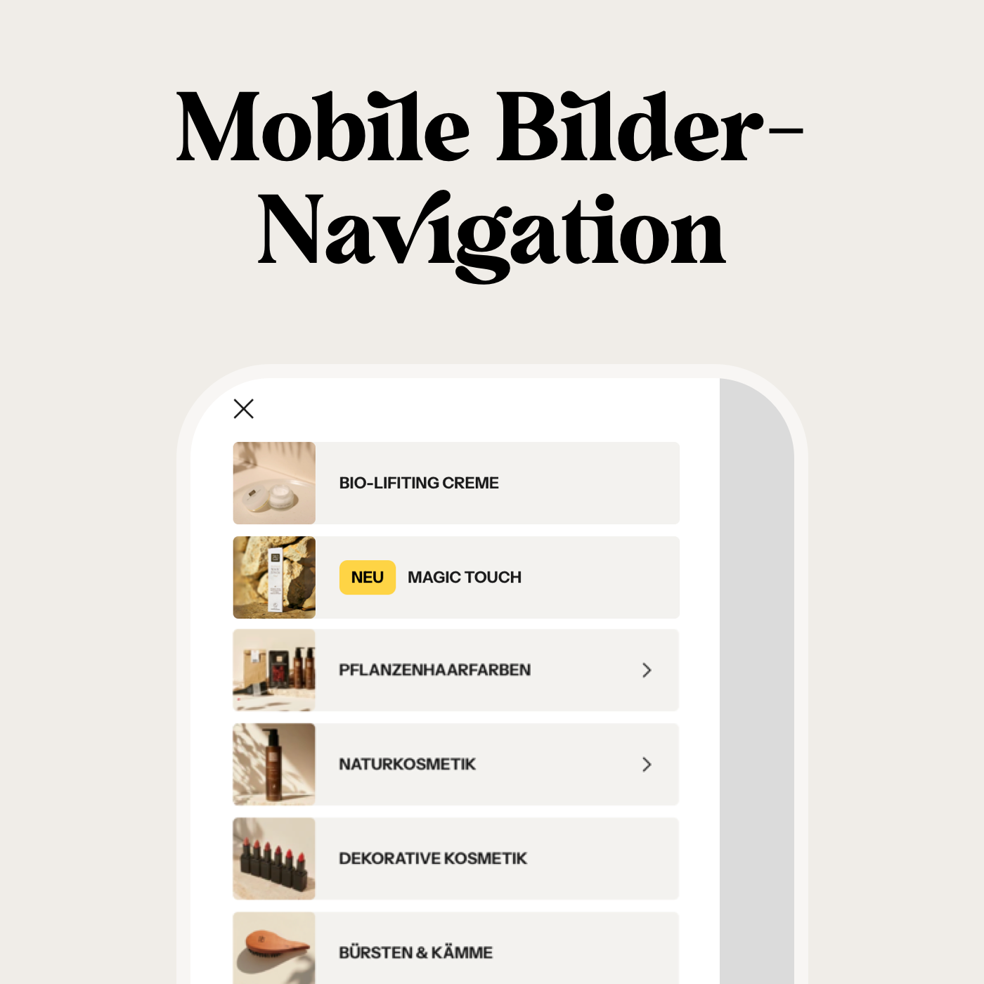 Mobile Bilder Navigation