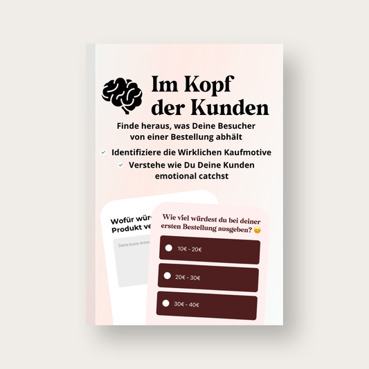 Die effektivsten Umfragen an Deine Shopbesucher