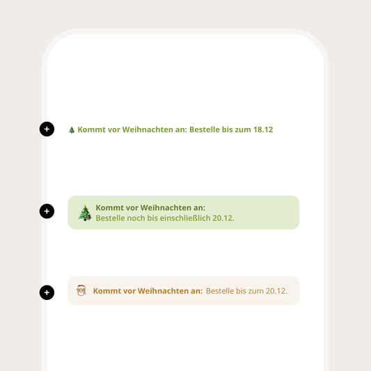 Weihnachtslieferung Badge