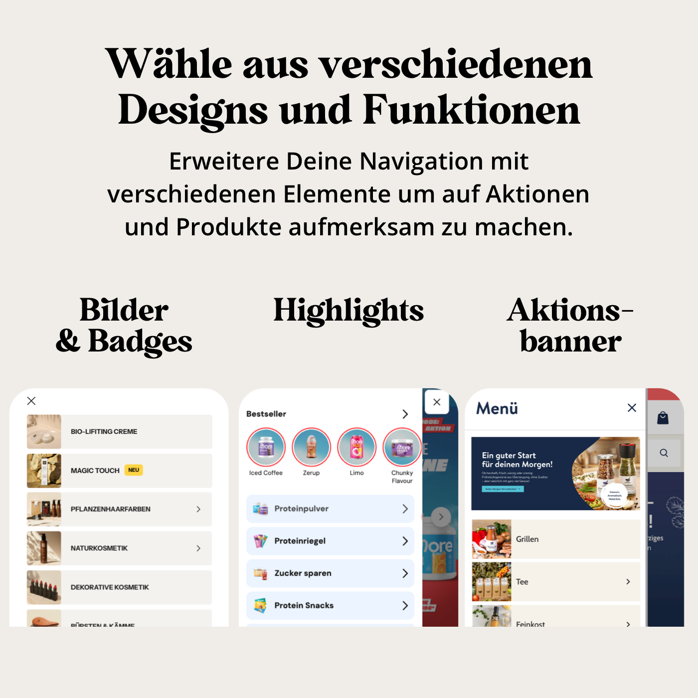 Mobile Bilder Navigation
