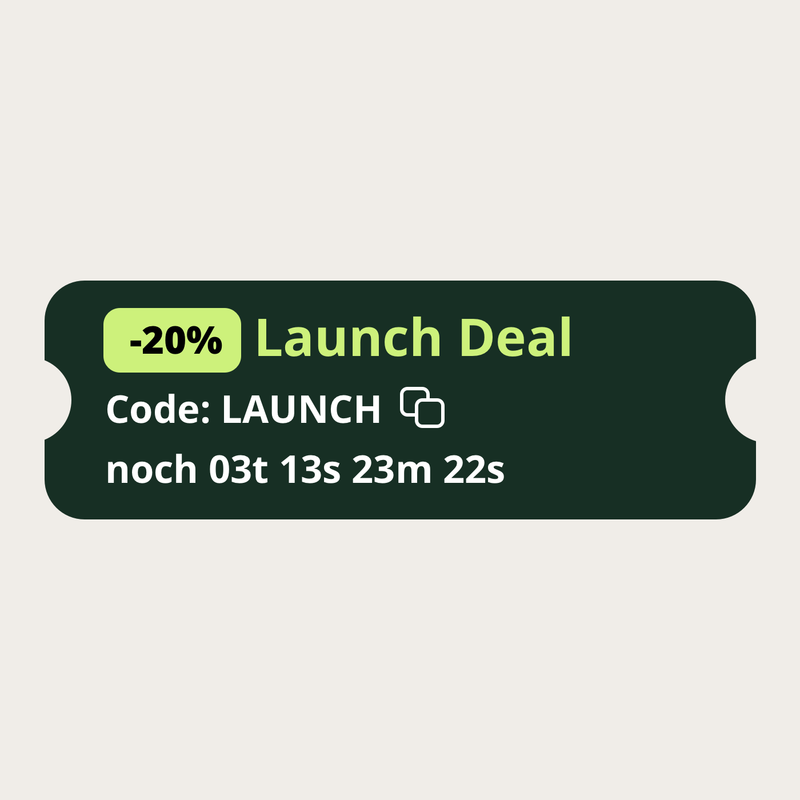 Countdown + kopierbarer Code